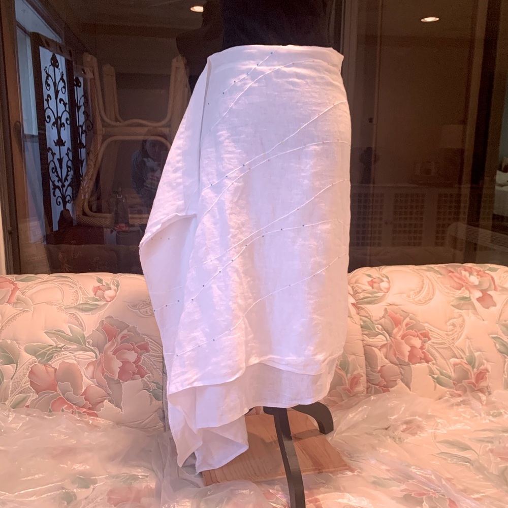 Joie linen skirt asymmetrical
